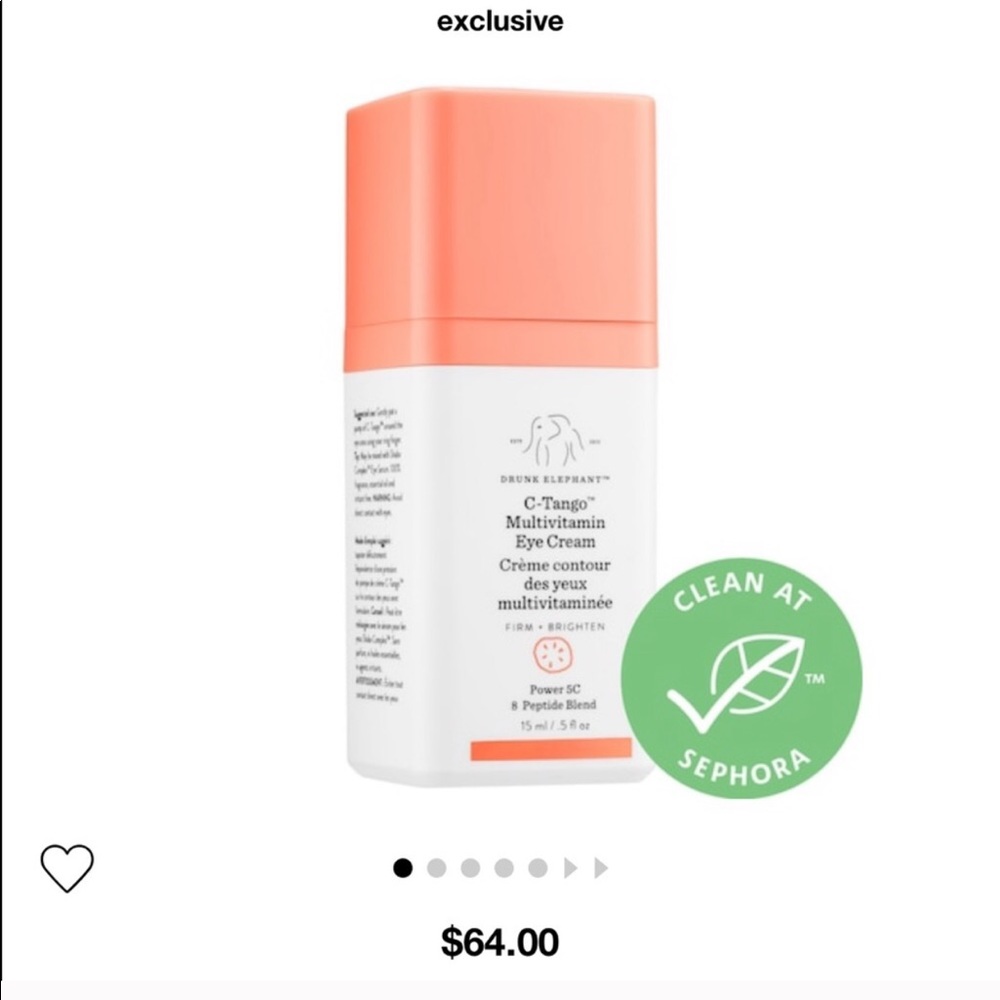 Drunk Elephant CTango Eye Cream NIB Unopened